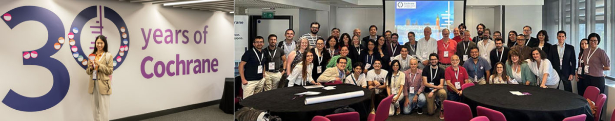 Reunión Cochrane Iberoamérica en el marco del Colloquio en Londres 2023